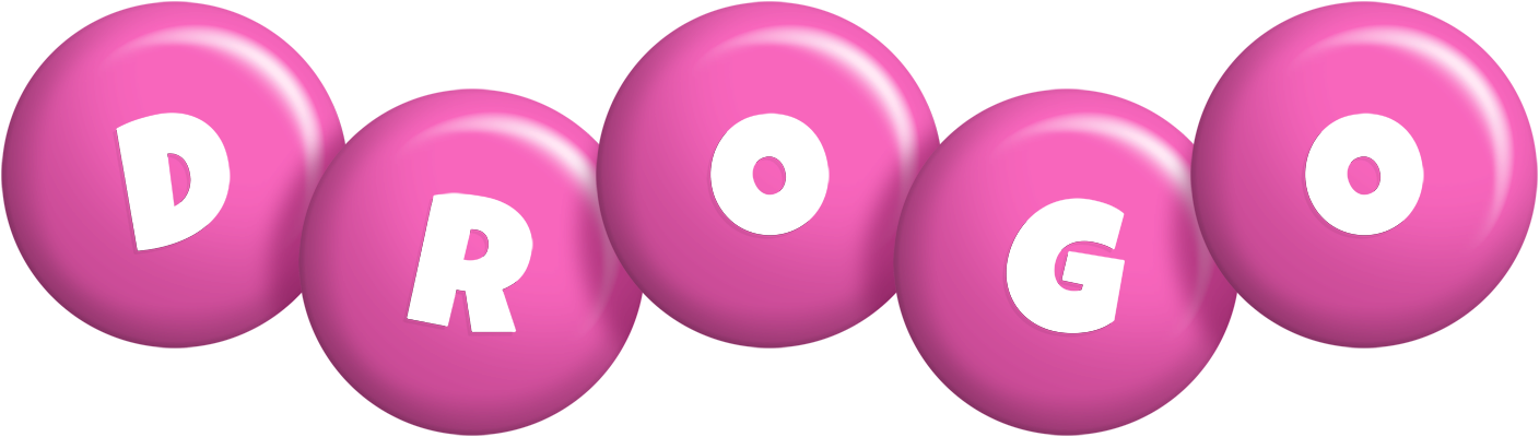 Drogo candy-pink logo