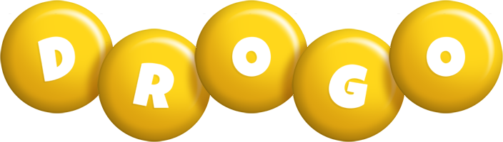 Drogo candy-yellow logo