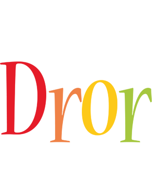 Dror birthday logo