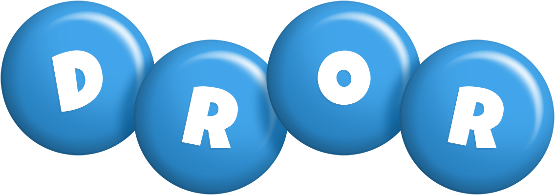 Dror candy-blue logo