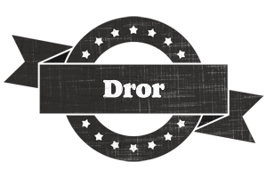 Dror grunge logo