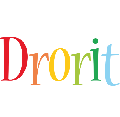 Drorit birthday logo