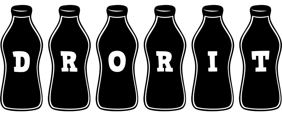Drorit bottle logo