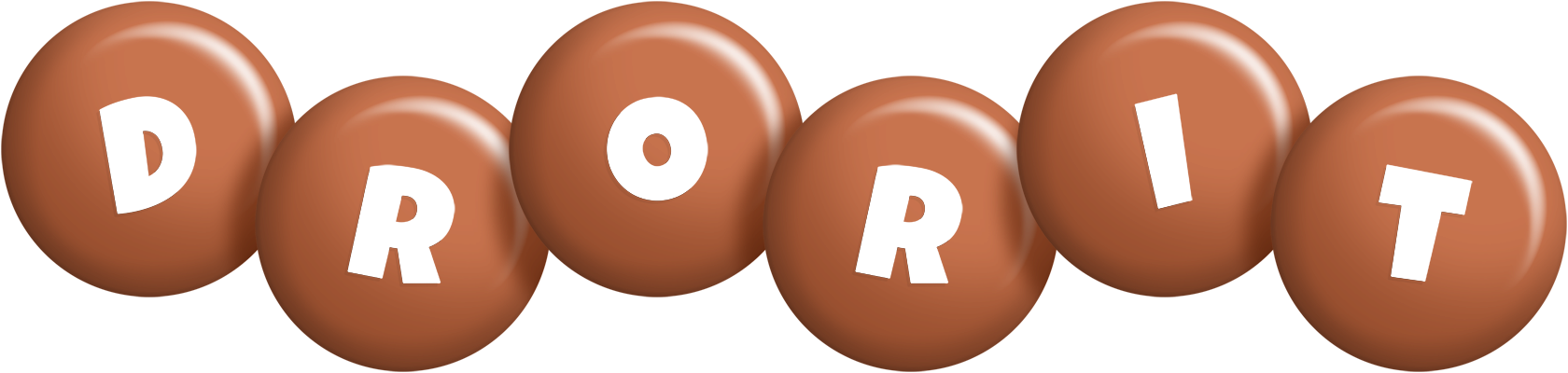Drorit candy-brown logo
