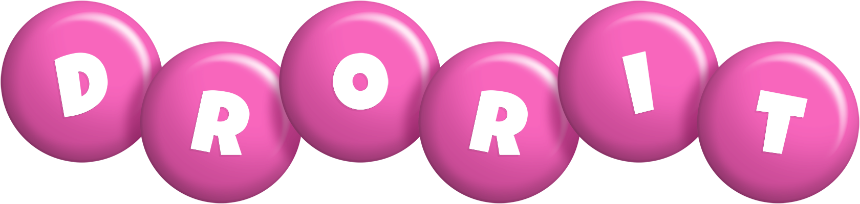 Drorit candy-pink logo