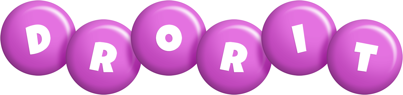 Drorit candy-purple logo