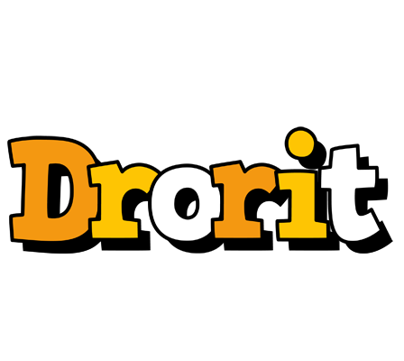 Drorit cartoon logo
