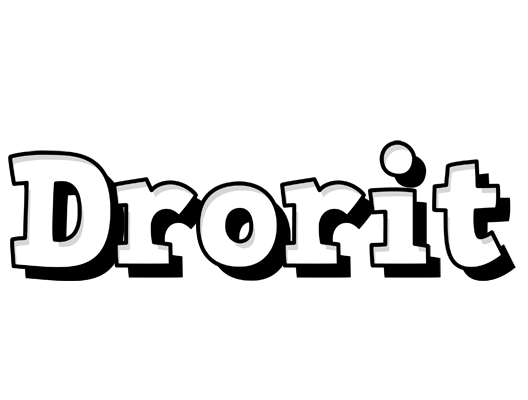 Drorit snowing logo