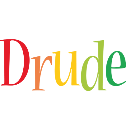 Drude birthday logo