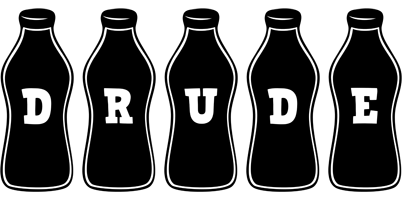 Drude bottle logo