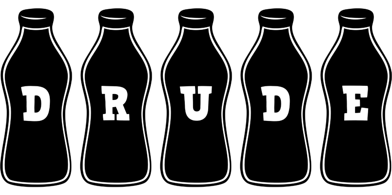 Drude bottle logo