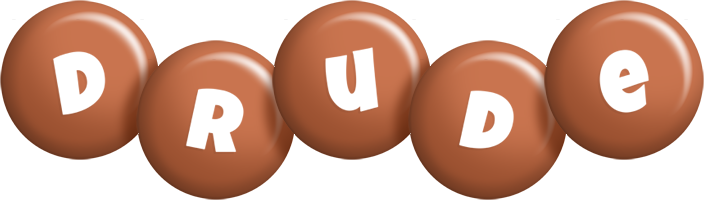 Drude candy-brown logo