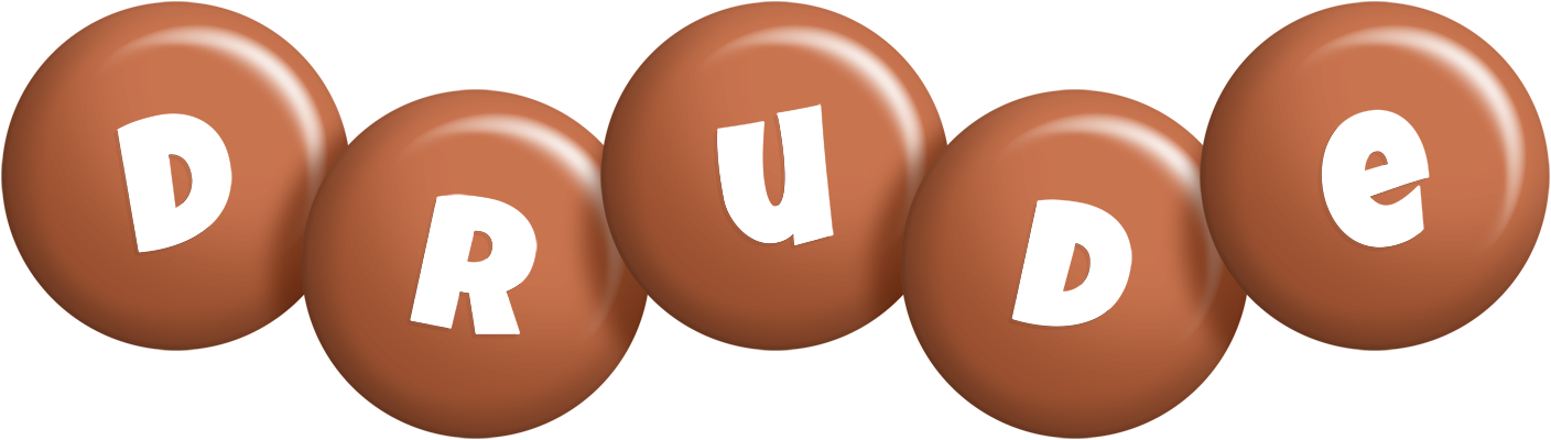 Drude candy-brown logo