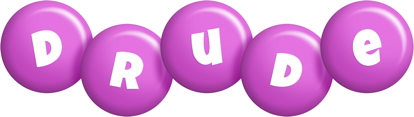 Drude candy-purple logo