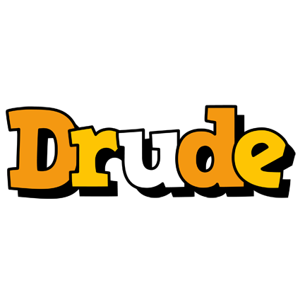 Drude cartoon logo