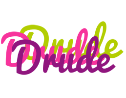 Drude flowers logo