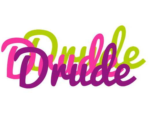 Drude flowers logo