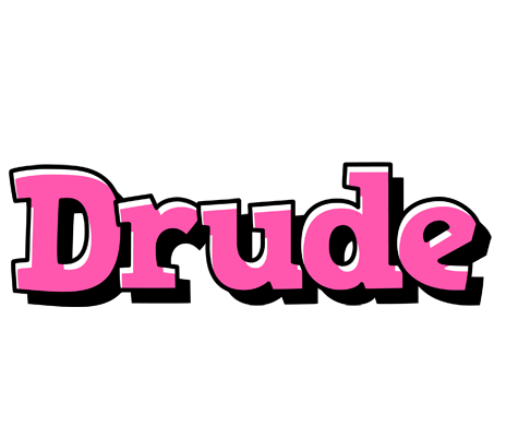 Drude girlish logo