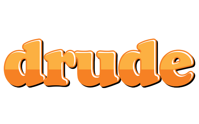Drude orange logo