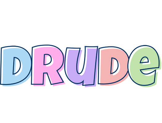Drude pastel logo