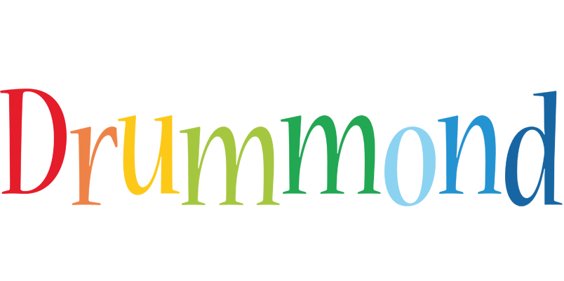 Drummond birthday logo