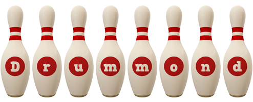 Drummond bowling-pin logo