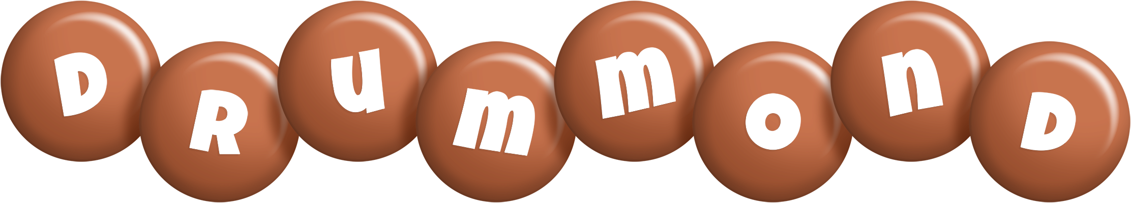 Drummond candy-brown logo