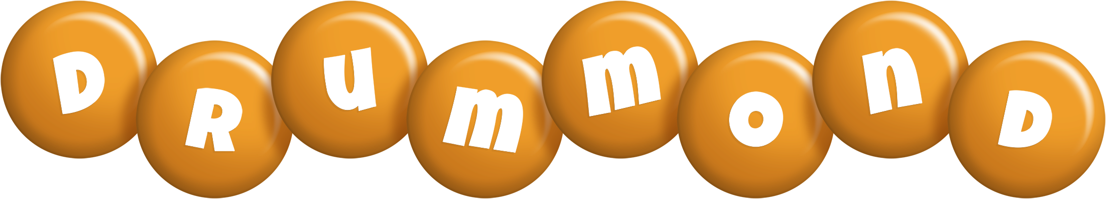 Drummond candy-orange logo