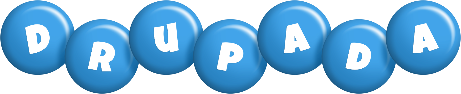 Drupada candy-blue logo