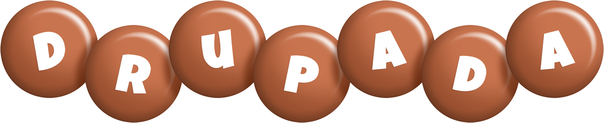Drupada candy-brown logo
