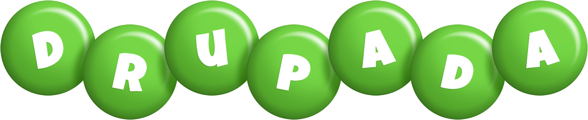Drupada candy-green logo