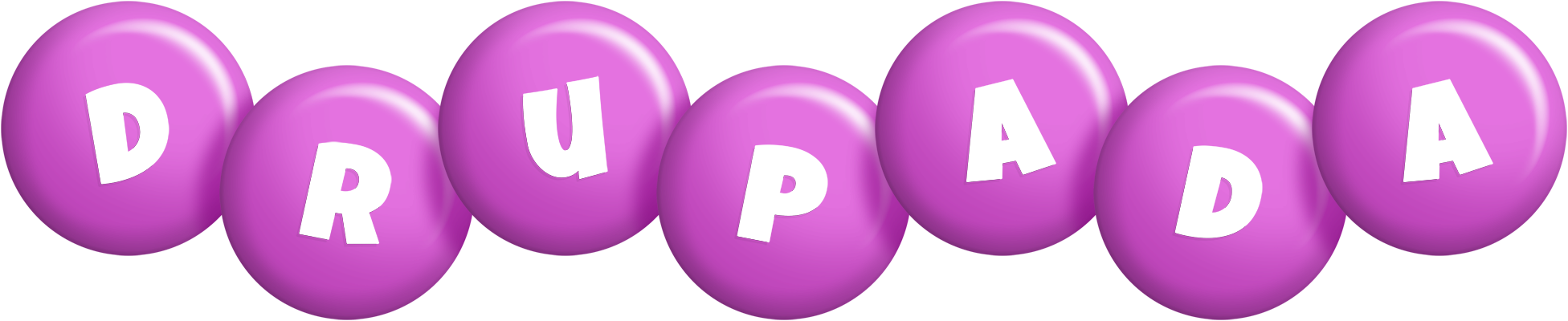Drupada candy-purple logo