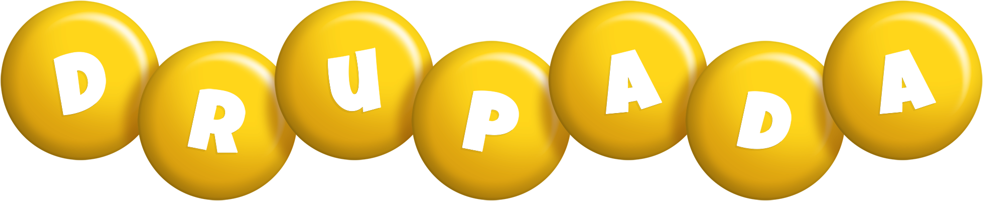 Drupada candy-yellow logo
