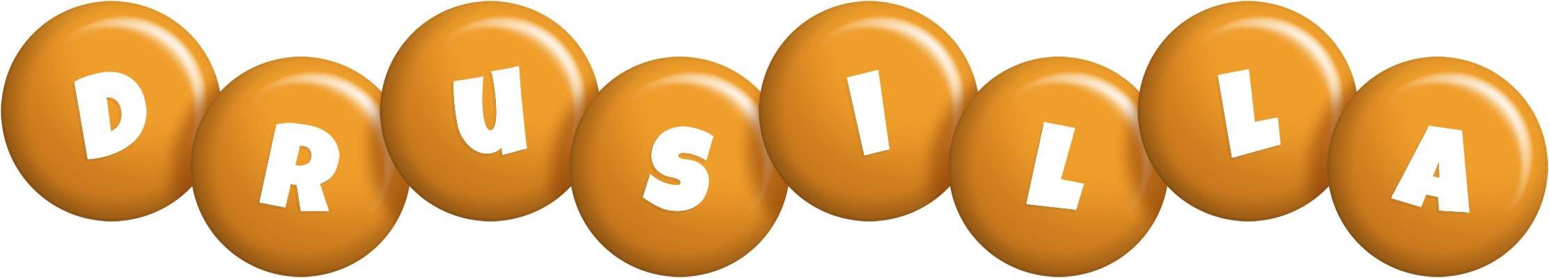 Drusilla candy-orange logo