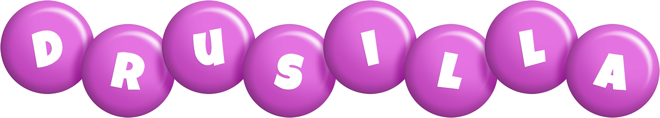 Drusilla candy-purple logo