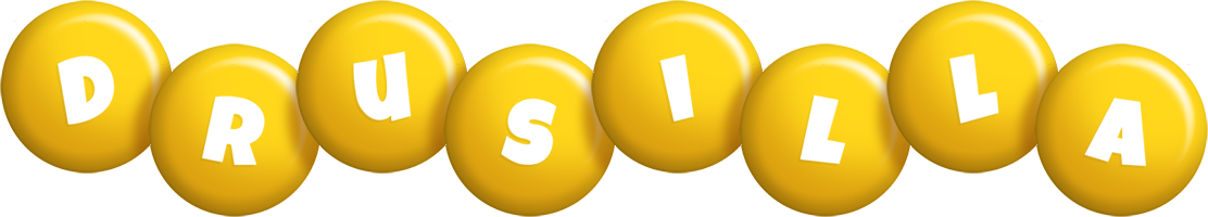 Drusilla candy-yellow logo