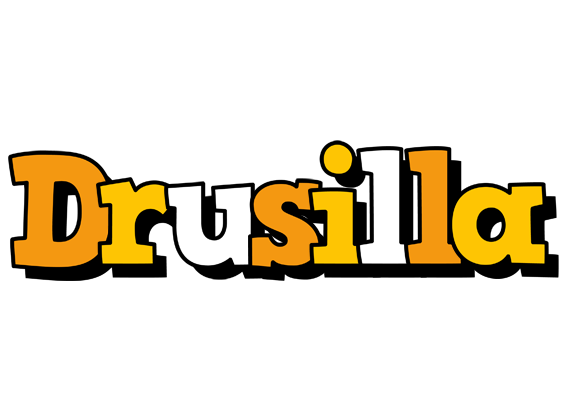 Drusilla cartoon logo