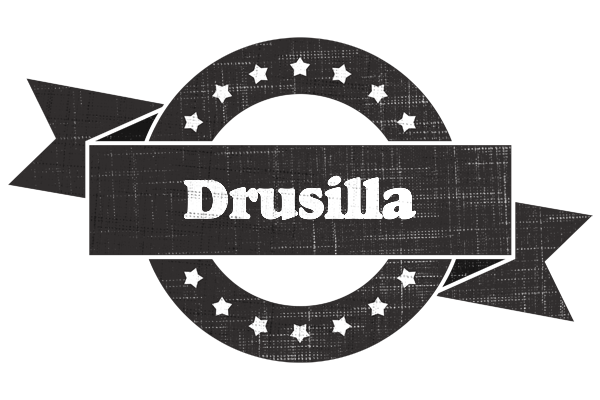 Drusilla grunge logo