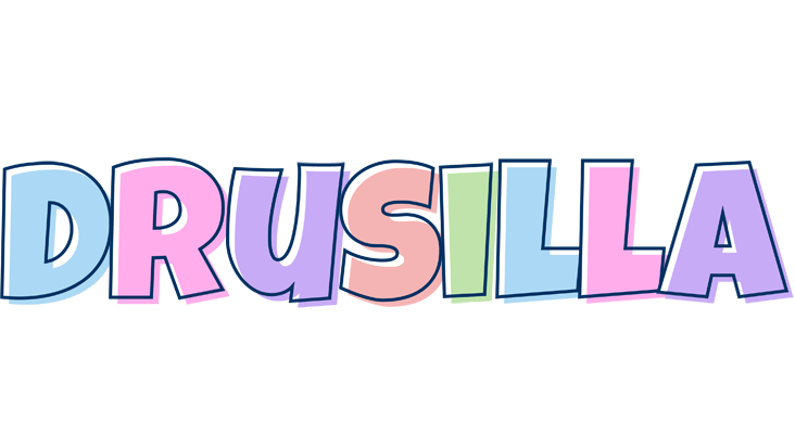 Drusilla pastel logo