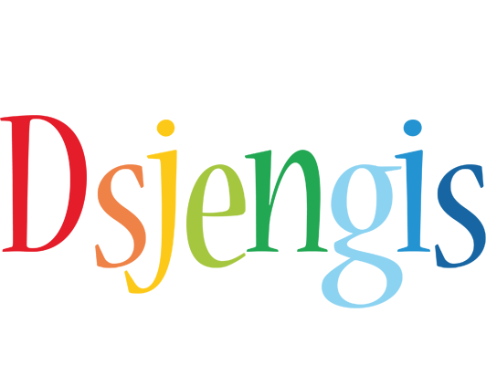 Dsjengis birthday logo