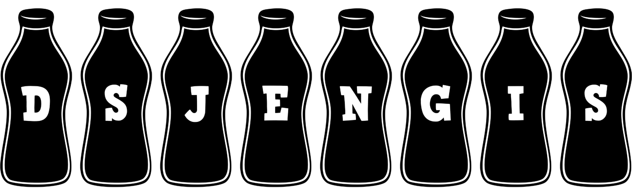 Dsjengis bottle logo