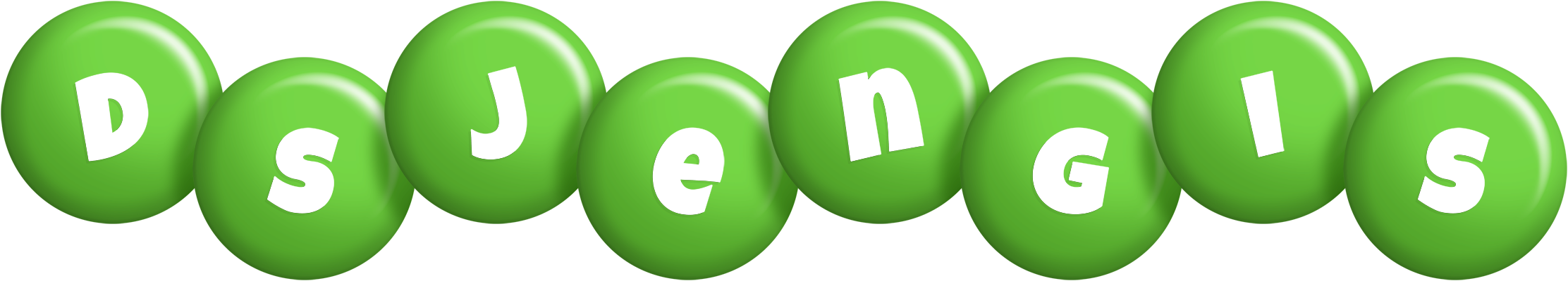 Dsjengis candy-green logo