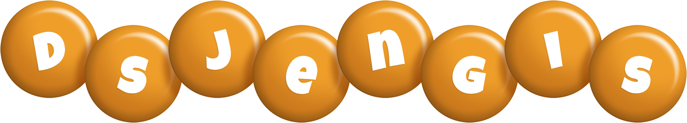 Dsjengis candy-orange logo