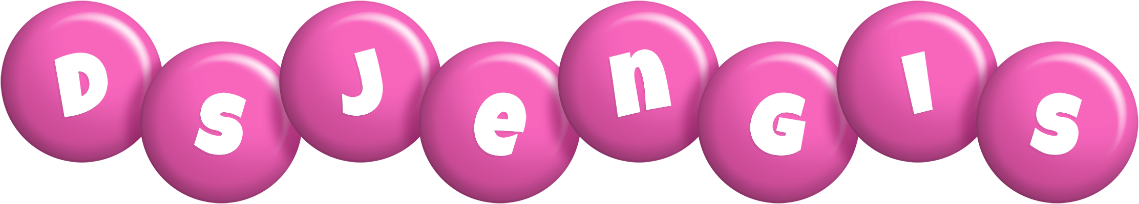 Dsjengis candy-pink logo