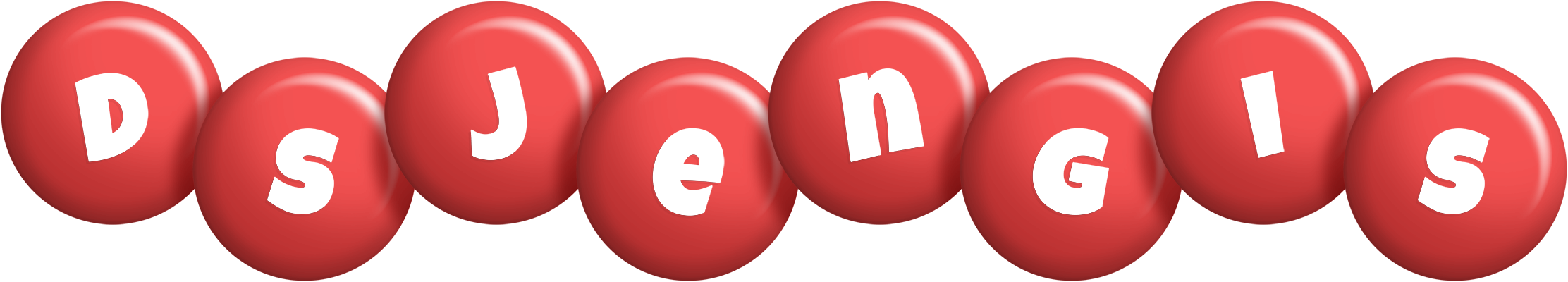 Dsjengis candy-red logo