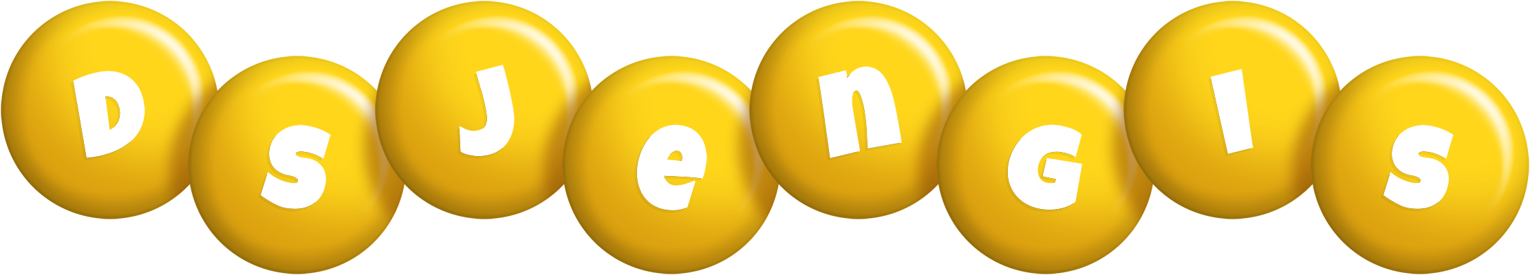Dsjengis candy-yellow logo