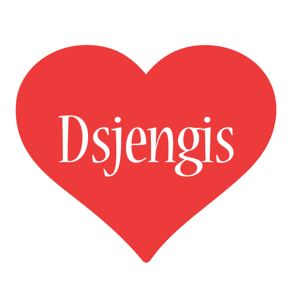 Dsjengis love logo