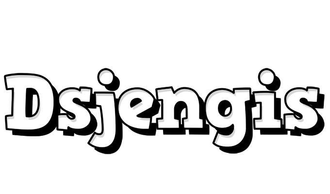 Dsjengis snowing logo