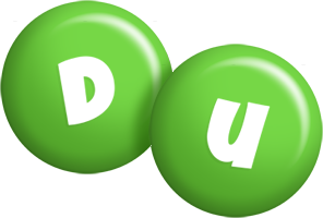 Du candy-green logo