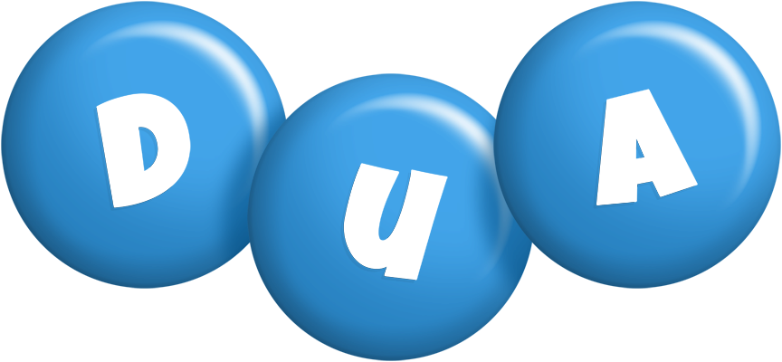 Dua candy-blue logo
